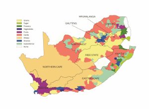 South Africa, agricultural regions, food security, land reform