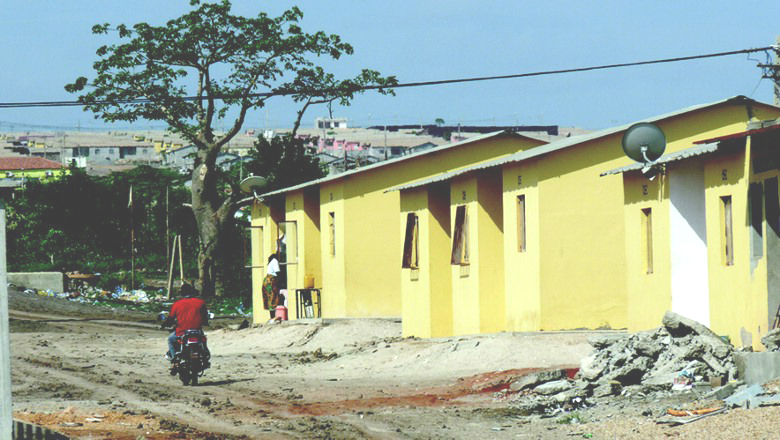 A house in Panguila, a resettlement for residents of Luanda's slums