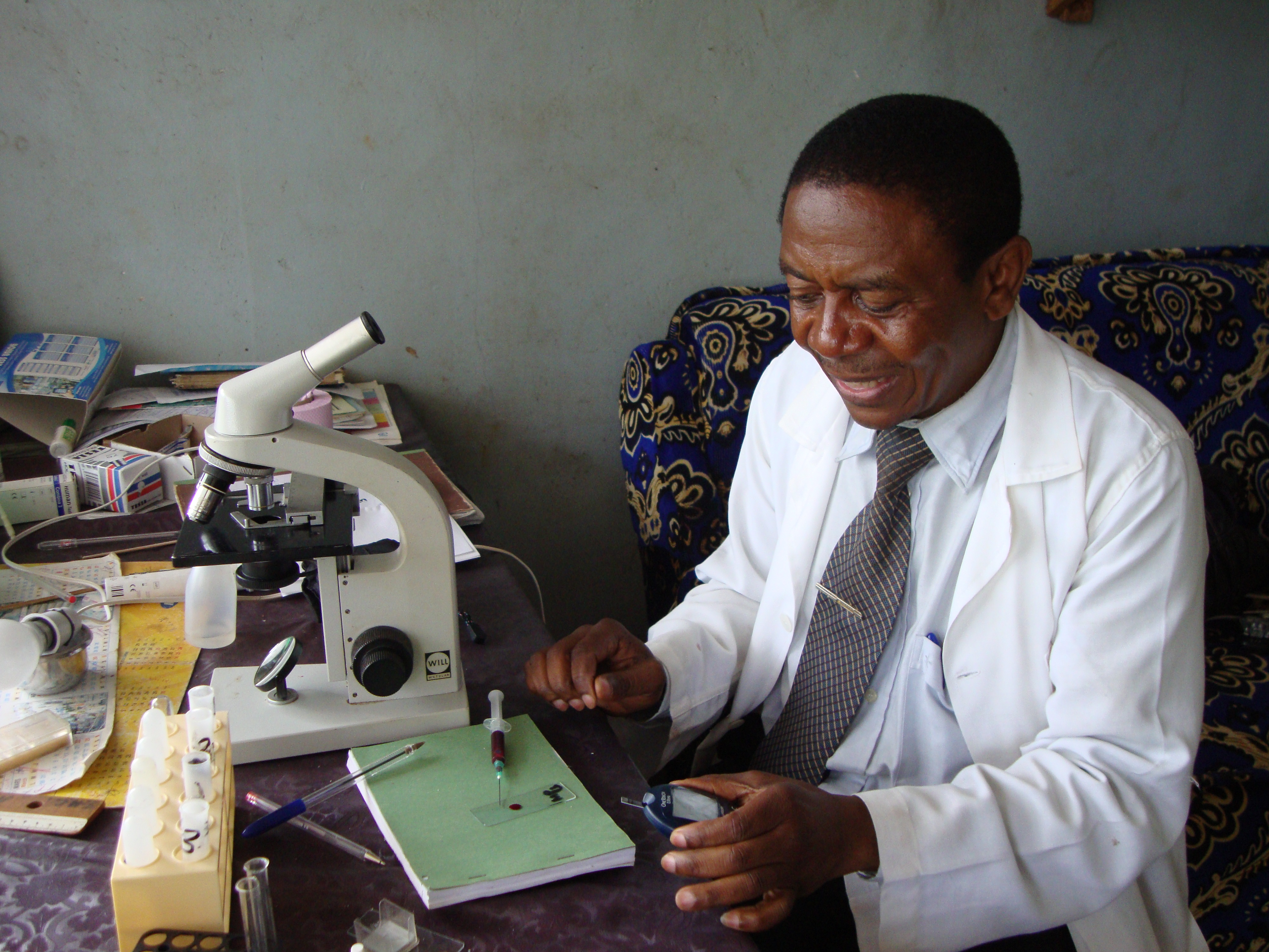 Mr. Sah, of the Oku Subdivisional Hospital 