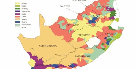 South Africa, agricultural regions, food security, land reform