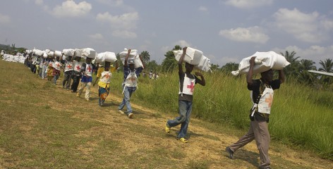 Food distribution, DR Congo