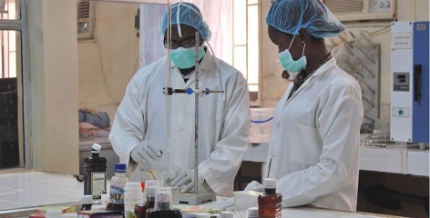 Paxherbals laboratory workers