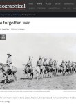 ARI director Edward Paice was interviewed for Geographical Magazine on World War 1 in East Africa